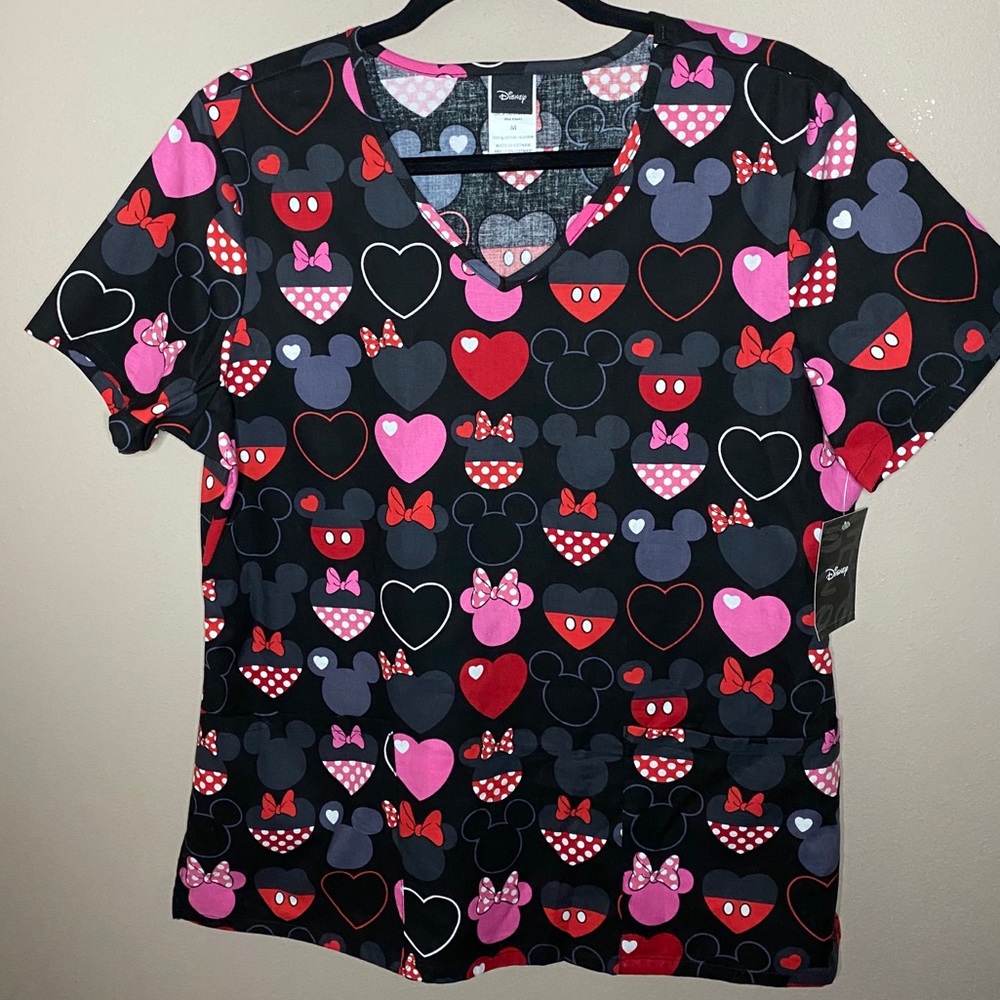 Disney V-Neck Top valentine Mickey and Minnie